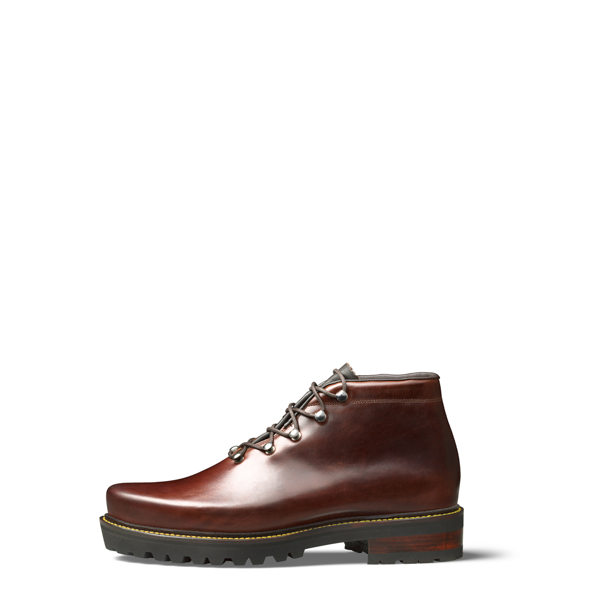 Halbstiefel EVI von halfs aus München – sturmgenähter Damen-Halbstiefel aus braunem Rindsleder