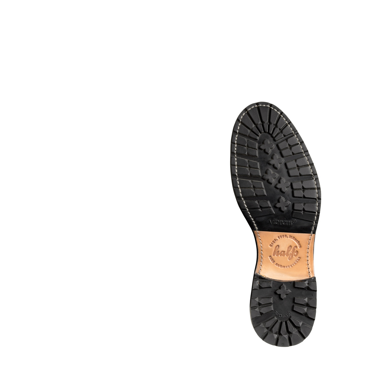haferlschuh mit Gummisohle Martl von halfs aus München – rahmengenähter Herren-haferlschuh aus schwarzem Rindsleder
