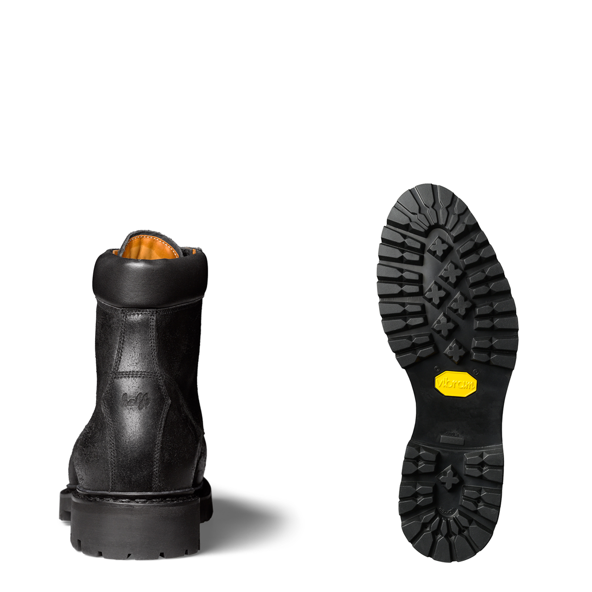 Halbstiefel Oskar von halfs aus München – zwiegenähter Herren-Halbstiefel aus schwarzem Rindsleder