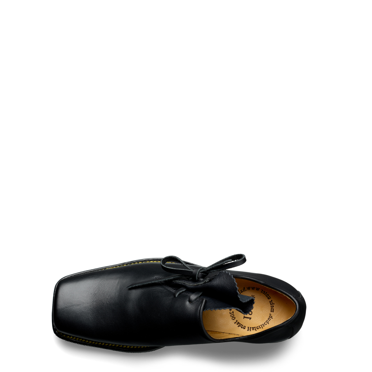 haferlschuh Vitus von halfs aus München – rahmengenähter Herren-haferlschuh aus schwarzem Rindsleder