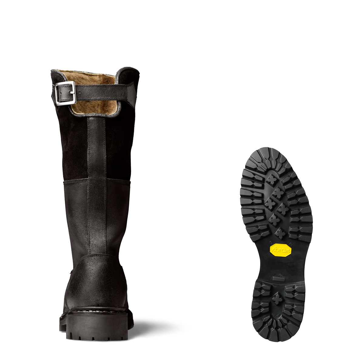 Stiefel Ludovika von halfs aus München – zwiegenähter Damen-Stiefel aus schwarzem Rindsleder