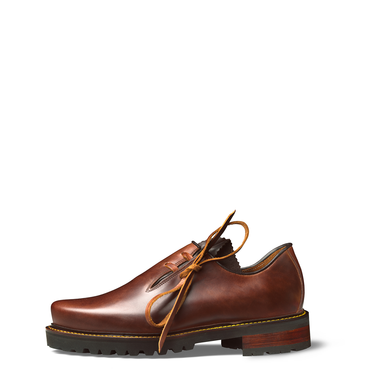 Haferlschuh 1803 von halfs aus München – sturmgenähter Herren-Haferlschuh aus braunem Rindsleder