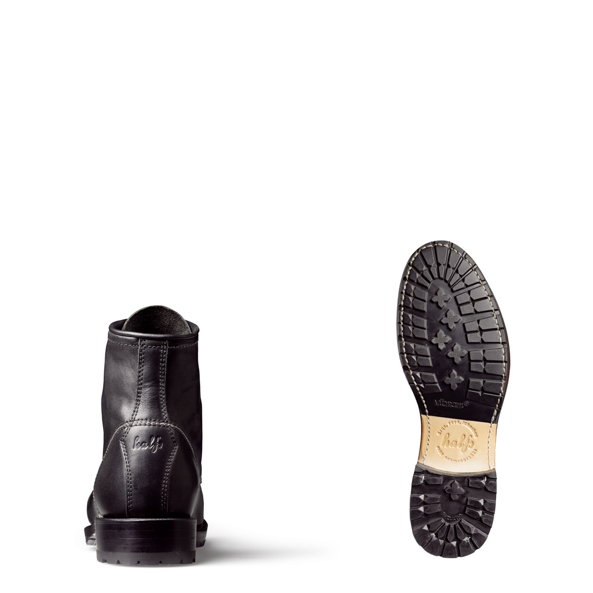 Halbstiefel Vrone von halfs aus München – rahmengenähter Damen-Halbstiefel aus schwarzem Rindsleder