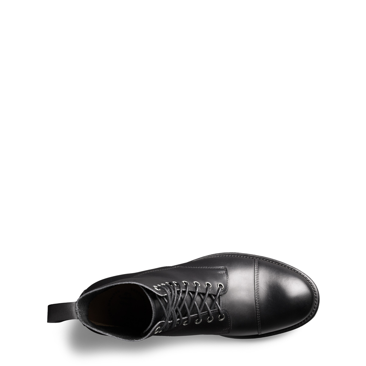 Halbstiefel Karl von halfs aus München – rahmengenähter Herren-Halbstiefel aus schwarzem Kalbsleder