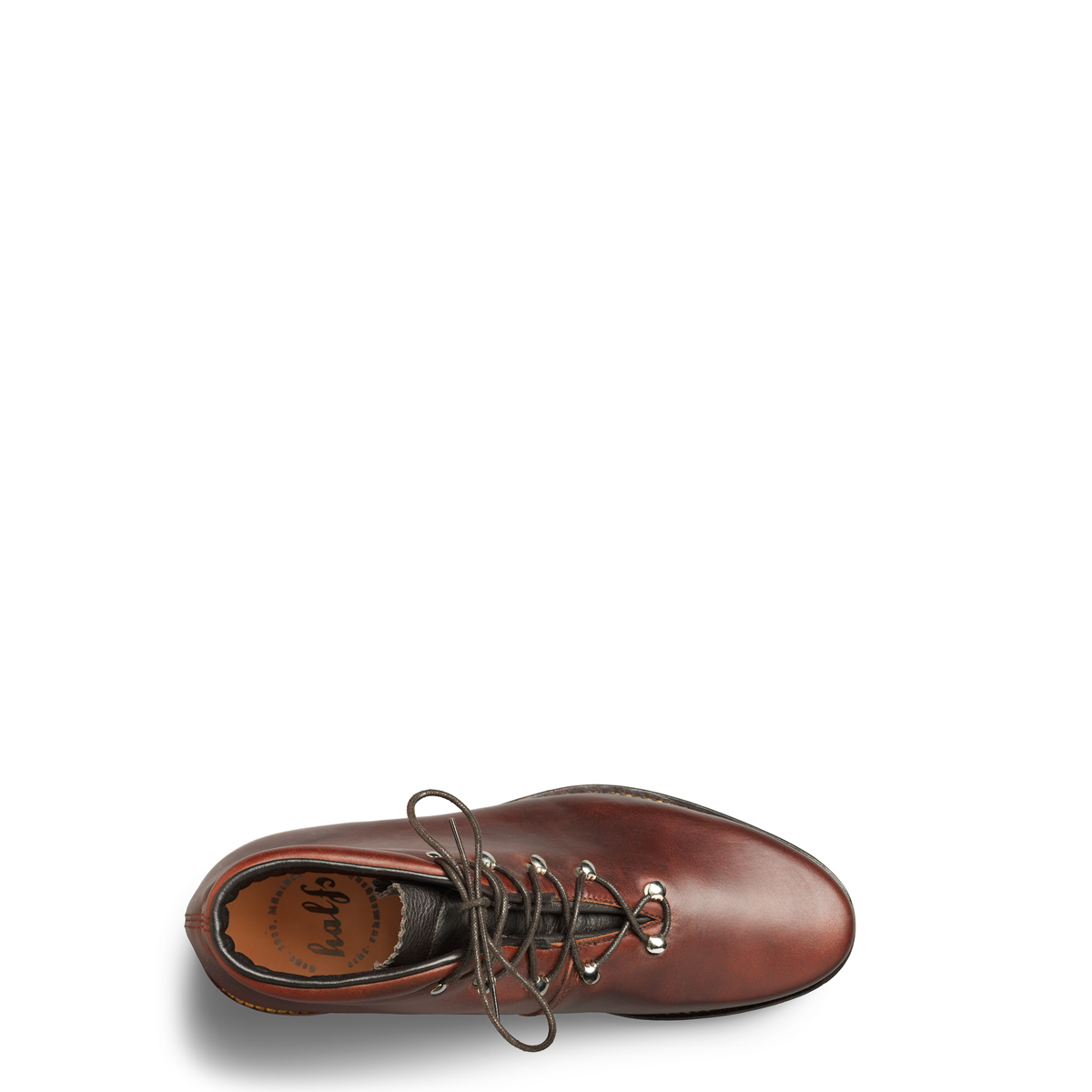 Halbstiefel EVI von halfs aus München – sturmgenähter Damen-Halbstiefel aus braunem Rindsleder